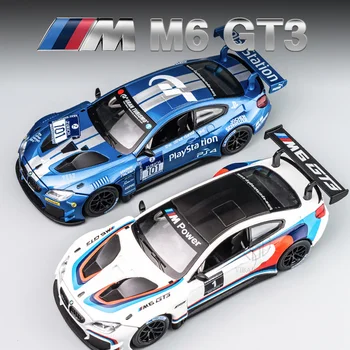 1/24 M6 GT3 Alaşım Araba Modeli Oyuncak Diecast Metal Orijinal Lisans Yarış Araba Modelleri 3 Kapılı Ve Hafif Spor Oyuncaklar Çocuklar İçin