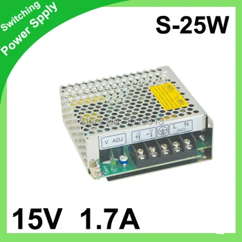 25 W 15 V 1.7 A Tek Çıkış Anahtarlama güç kaynağı için LED AC DC smps