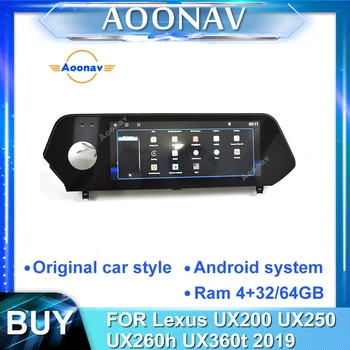 2din araba android müzik seti multimedya oynatıcı-Lexus UX200 UX250 UX260h UX360t 2019 araba dokunmatik ekran GPS navigasyon başkanı ünitesi