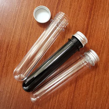 40ml Boş Mini Plastik Test Tüpleri Makyaj Alt şişeleme Küçük Şişeler Şişe Depolama Kavanoz Kapları Seyahat Alt şişeleme