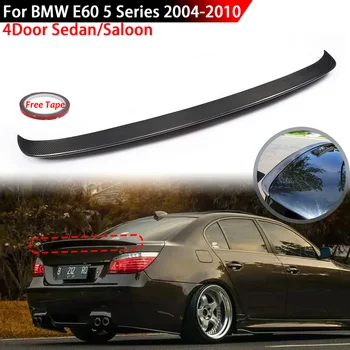 BMW 5 Serisi için E60 M5 2004-2010 4Dr Sedan / Salon Araba Arka Spoiler Kanat Bagaj Dudak Arka Spoiler Kuyruk Bagaj Boot Kanat Araba Styling