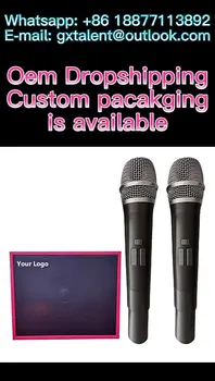 Guangdong Hoparlörler Bluetooth Taşınabilir Karaoke Çalar Mikrofon Mikrofon Mini Bluetooth kablosuz Hoparlör