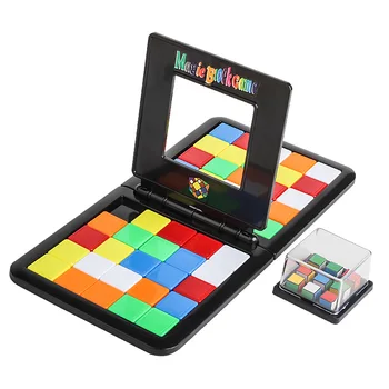 IQ Bulmaca Yarış Küp Sürgülü Masa Oyunu Çocuklar Yetişkinler Eğitim Oyuncak Ebeveyn-Çocuk Etkileşimi Yüz Yüze Oyun Sihirli Blok Oyunu