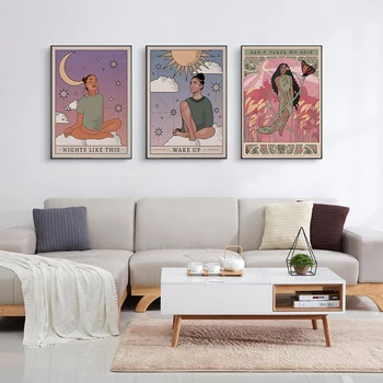 Jhené Aiko Poster Müzik Şarkıcı Kehlani Ve Solange Tuval Boyama Duvar Resimleri İçin Oturma Odası Nordic Dekorasyon Ev Dekor