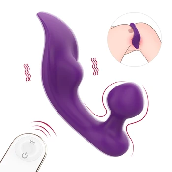 Kablosuz Uzaktan Kumanda Giyilebilir G Noktası Vibratör Klitoris Stimülatörü Külot Görünmez Titreşimli Yumurta Butt Plug Seks Oyuncak Kadınlar için
