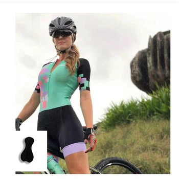 Kadın Özel Bisiklet Takım Elbise, Giyim Triatlon Tulum, Toptan Nefes Yaz Kısa Kollu Bisiklet Forması Takım Elbise