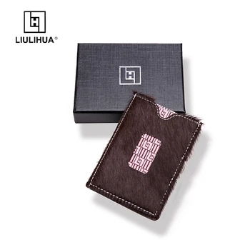 LLH yeni model 3 kat cüzdan kart tutucu Yaratıcı çantalar uygun erkek cüzdan Lüks Erkek Çanta Marka Kart Durumda küçük cüzdan