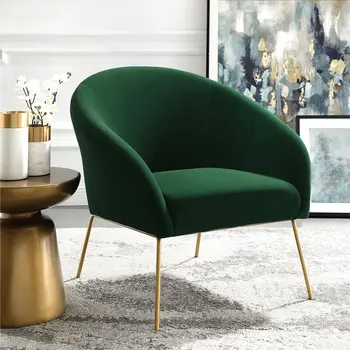 Modern Tasarım Çok Renkli Kumaş Yumurta Tek Koltuk Salonu metal ayaklı yüksek sırtlı kanepe sandalye