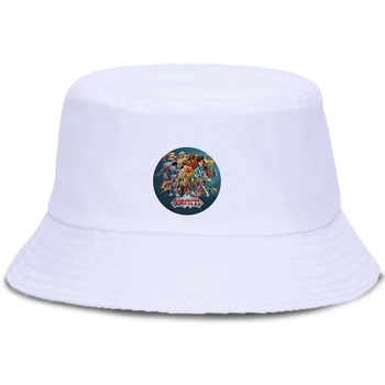 Oyun Gormiti Ebeveyn-çocuk Panama Kova Şapka Erkek Kız hip hop şapka Yaz Balıkçılık Şapka Güneş Düz Üst Balıkçı Kapaklar Boonie Hediye