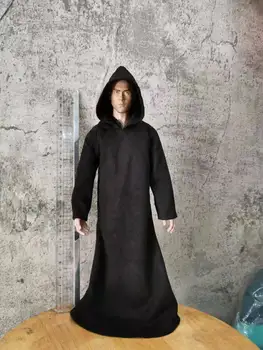 [sadece robe]1:6th Uzun Robe Coat Modeli İçin Şapka ile 12 