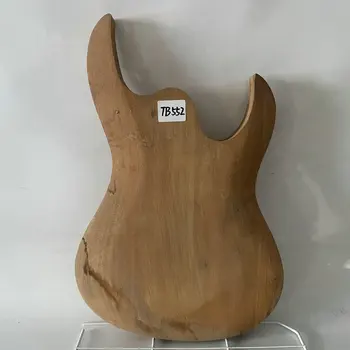 TB552 Katı sert Ahşap Bitmemiş Elektrik Gitar Gövdesi Doğal Hiçbir Boya DIY ve Değiştirme için