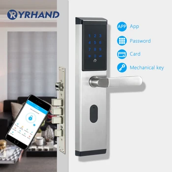 TTlock app WiFi Dijital Elektronik Akıllı Kapı Kilidi, Akıllı Ev Akıllı Bluetooth tuş takımı şifreli kapı kilidi