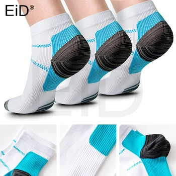 Unisex Yüksek kaliteli Varisli damarlar Sıkıştırma Çorap Özelliği Rahat yumuşak Pamuklu Varisli damarlar Çorap adam kadınlar için Ayak bakımı