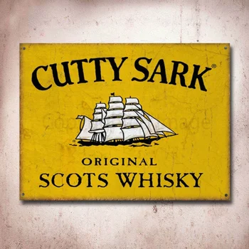 Şirin Sark İskoç viski Vintage alkol reklam duvar işareti duvar dekor
