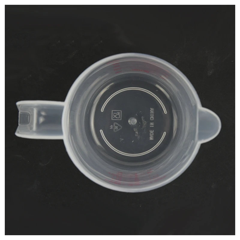 2X500 Ml Ev Laboratuvar Ölçüm Sürahi Sürahi Plastik Saplı dekantör şişe ağzı Konteyner Görüntü 4