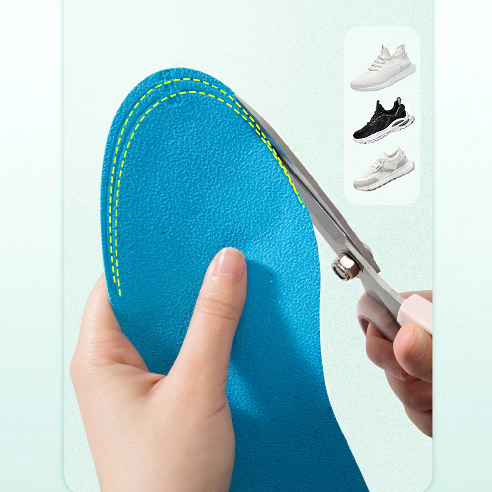 Ayakkabı Astarı Pedleri Ter Şok Emici Ultra Hafif Tabanlık Nefes EVA yumuşak ayakkabı Pedi Spor Yüksek Elastik Tabanlık Görüntü 5