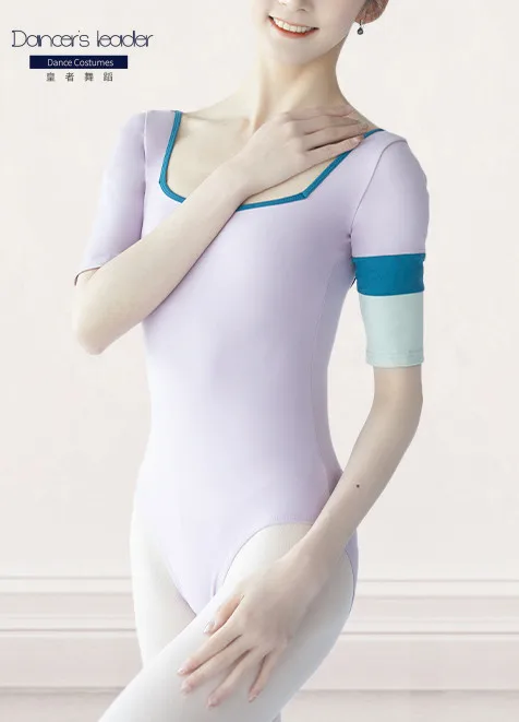 Bale Leotard Kadınlar İçin Egzersiz Kostüm Seksi Mayo Jimnastik Leotard Yetişkin Hava Yoga Bodysuit Görüntü 2