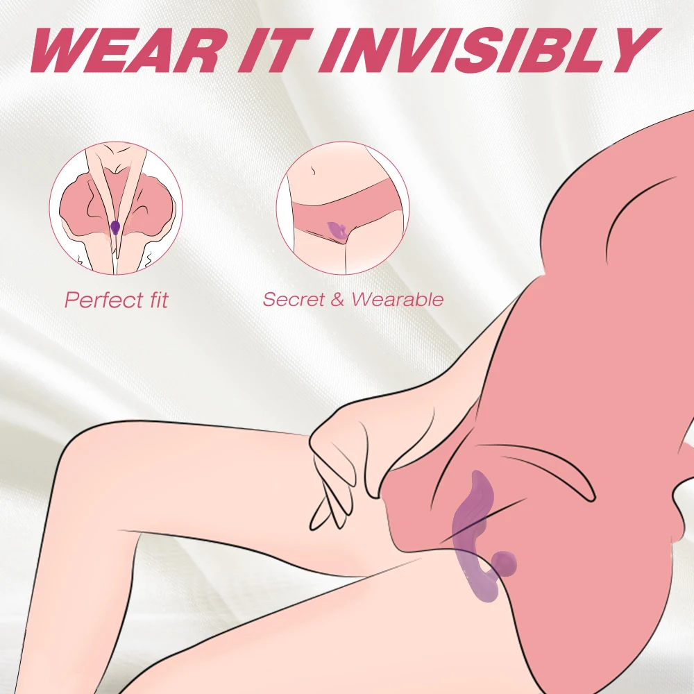 Kablosuz Uzaktan Kumanda Giyilebilir G Noktası Vibratör Klitoris Stimülatörü Külot Görünmez Titreşimli Yumurta Butt Plug Seks Oyuncak Kadınlar için Görüntü 4