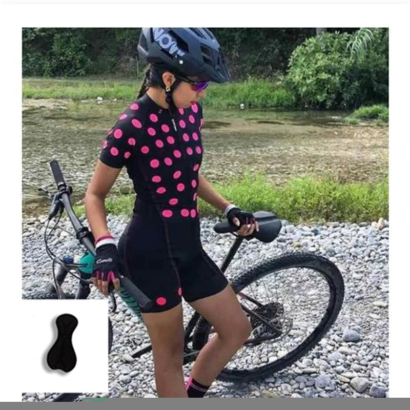 Kadın Özel Bisiklet Takım Elbise, Giyim Triatlon Tulum, Toptan Nefes Yaz Kısa Kollu Bisiklet Forması Takım Elbise Görüntü 5