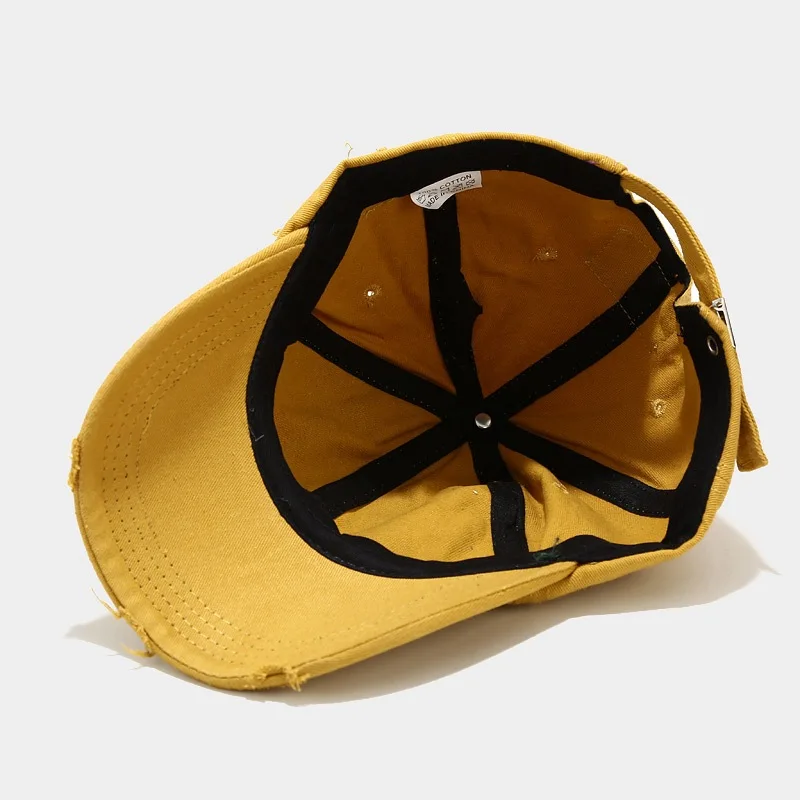 Klasik beyzbol şapkası Kadın Erkek Yaz Unisex beyzbol şapkası Pamuk Motosiklet Kap Taşlama Vintage Katı Güneş Baba Şapka Gorras Görüntü 3