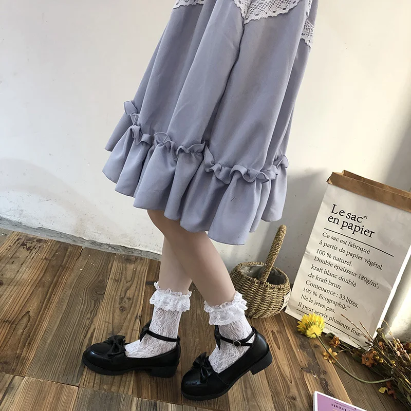 Mei Lulu lolita ayakkabı kadın 2020 yeni vahşi bahar Kore versiyonu Lolita Japon üniforma jk küçük ayakkabı Görüntü 0