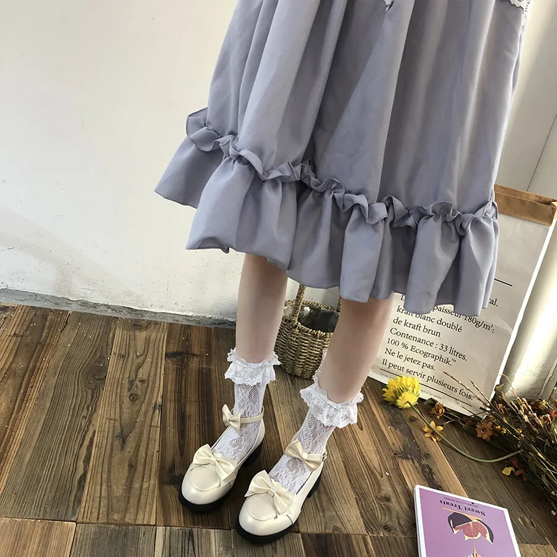 Mei Lulu lolita ayakkabı kadın 2020 yeni vahşi bahar Kore versiyonu Lolita Japon üniforma jk küçük ayakkabı Görüntü 2
