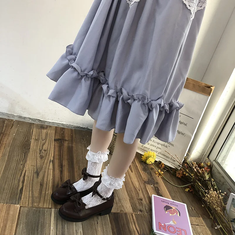 Mei Lulu lolita ayakkabı kadın 2020 yeni vahşi bahar Kore versiyonu Lolita Japon üniforma jk küçük ayakkabı Görüntü 3