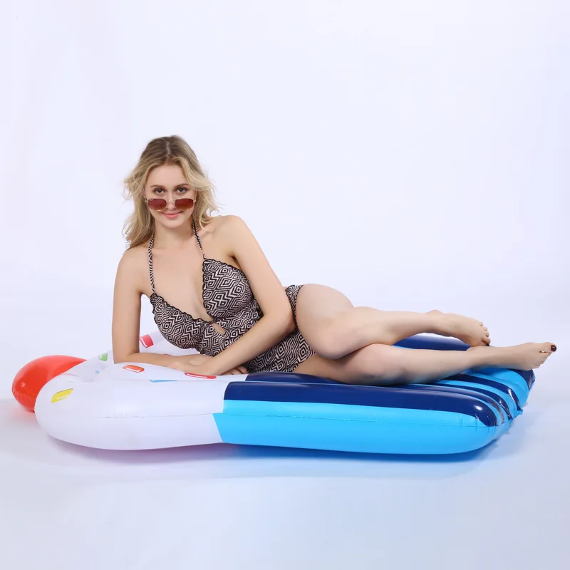 Ride-On Dev Şişme Kek Havuzu Şamandıra Yetişkin Çocuklar İçin plaj parti oyuncakları hava yatağı Şezlong Kadın Havuzu Sal Sıra boia Görüntü 5