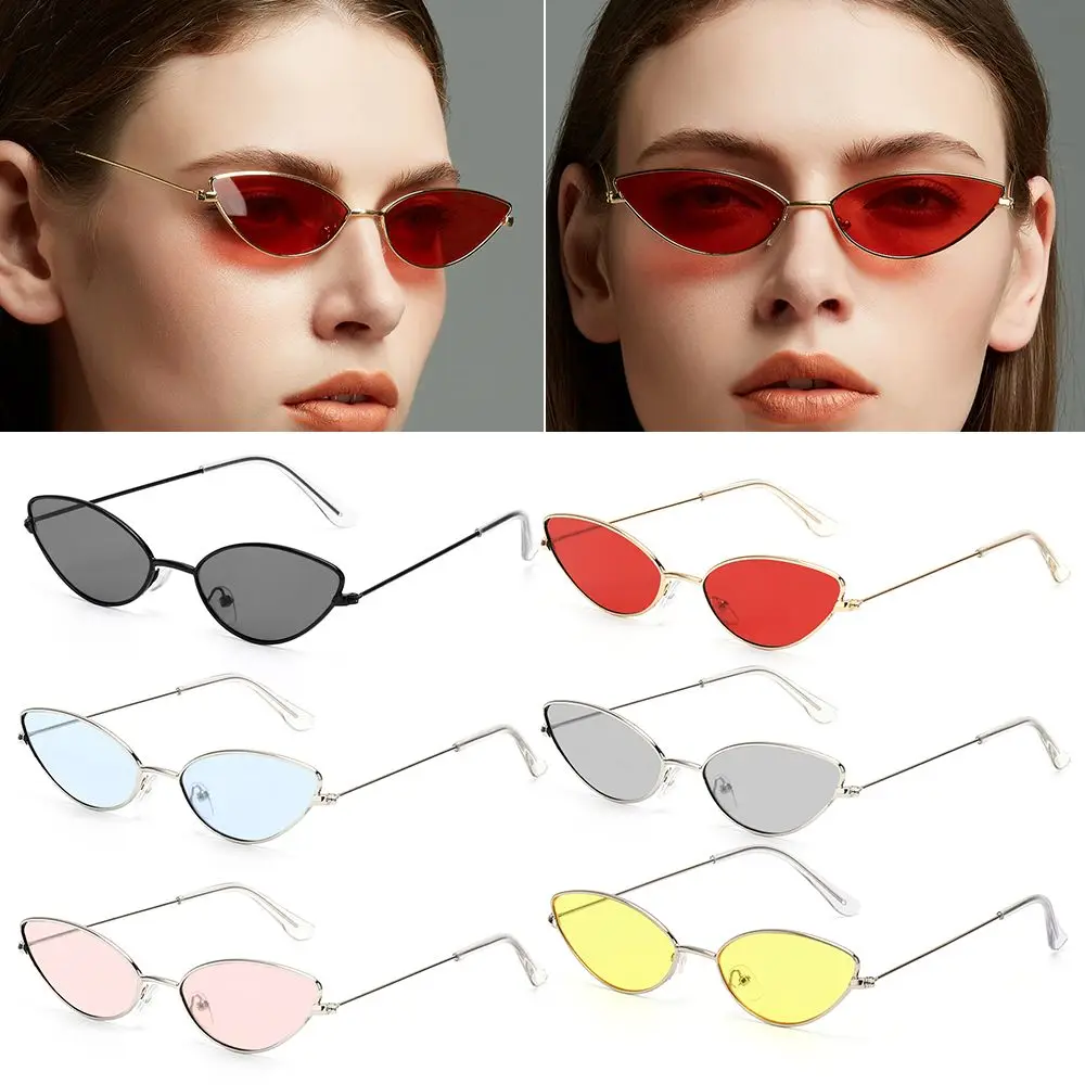 Trend Moda UV400 Küçük Çerçeve Retro Güneş Gözlüğü kadın Güneş Gözlüğü Bayanlar Shades güneş gözlüğü Görüntü 1